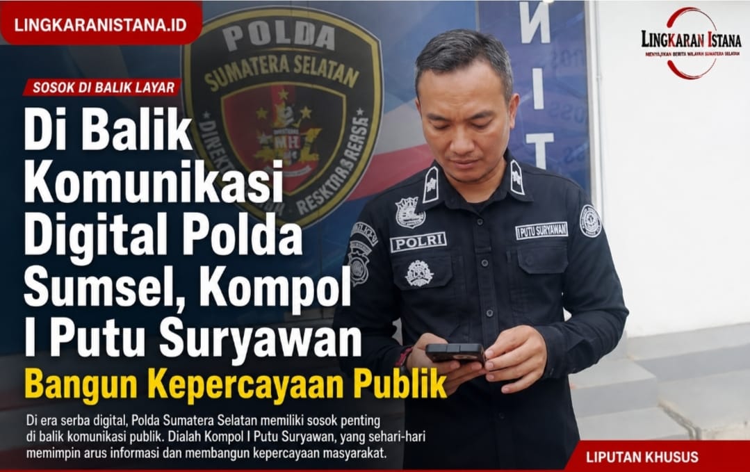 Di Balik Komunikasi Digital Polda Sumsel, Kompol I Putu Suryawan Bangun Kepercayaan Publik